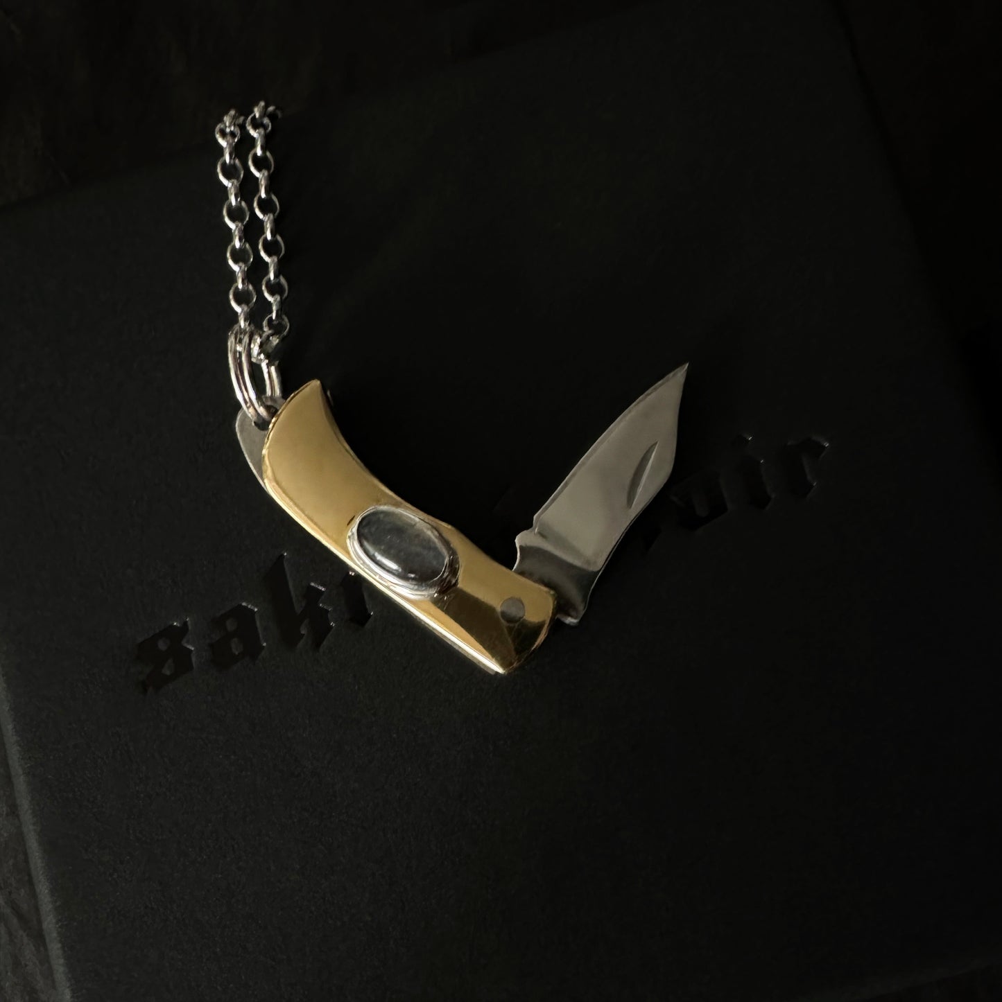 No Rest for the Wicked Knife Necklace